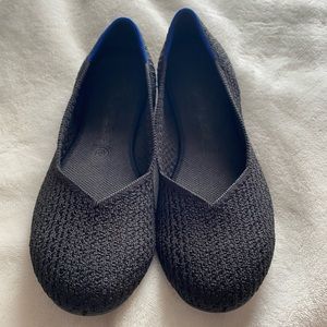 RETIRED Black Honeycomb Rothy’s Flats sz 10